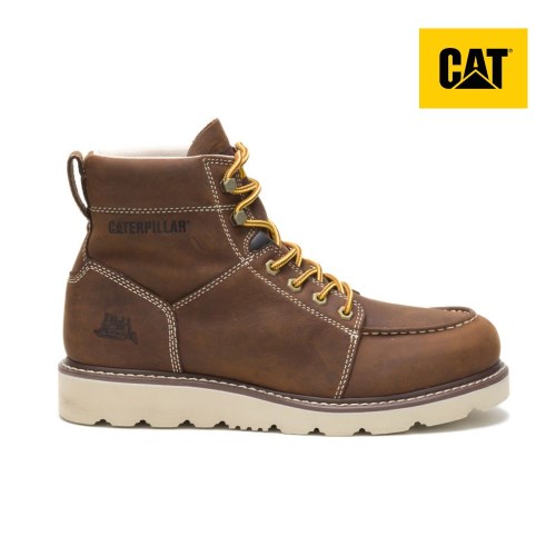CAT Tradesman Men's Work Boots Brown (AU P-719) Australia